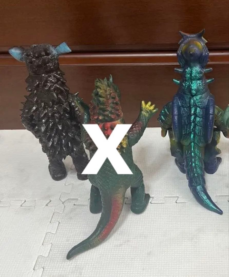 ポピー怪獣足製8体ソフビ