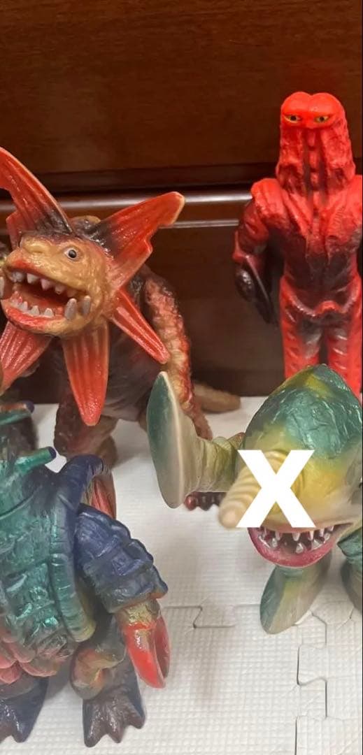 ポピー怪獣足製8体ソフビ