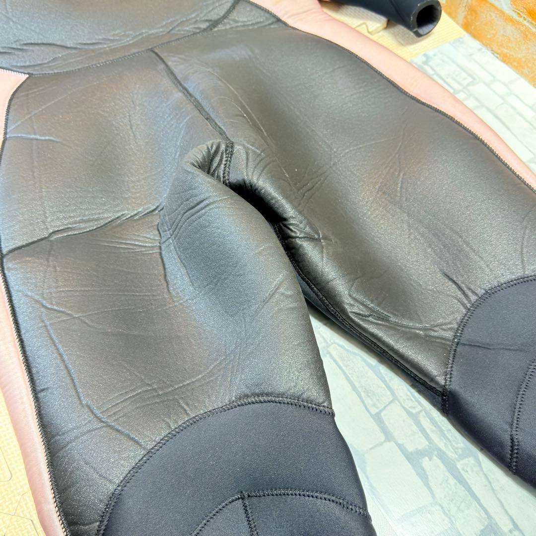 ワールドダイブ ダイビングスーツ ピンク 黒 ドライスーツ レディース