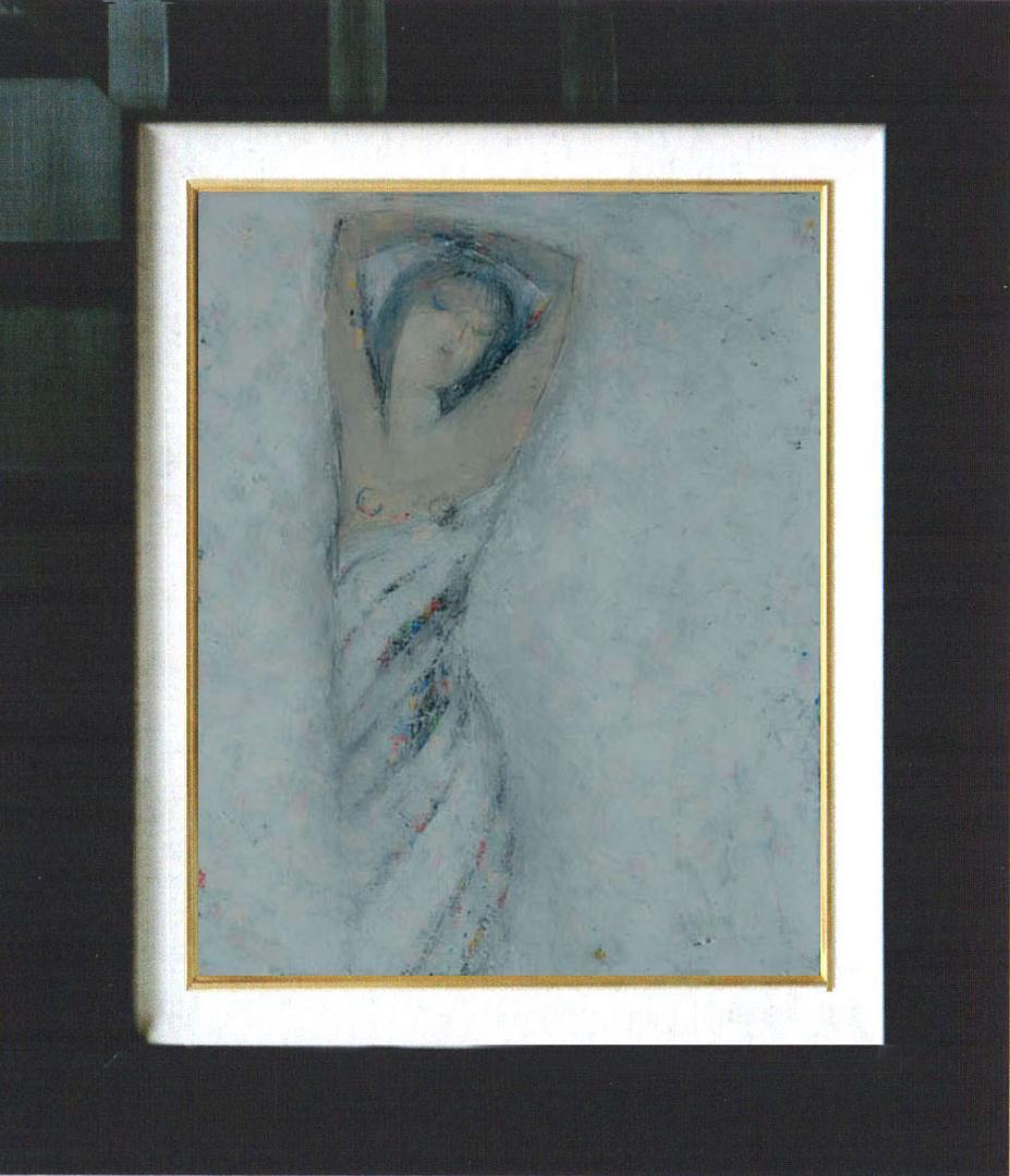 油絵 菅家令子 絵 絵画 インテリア F6-080912 人物 女性像