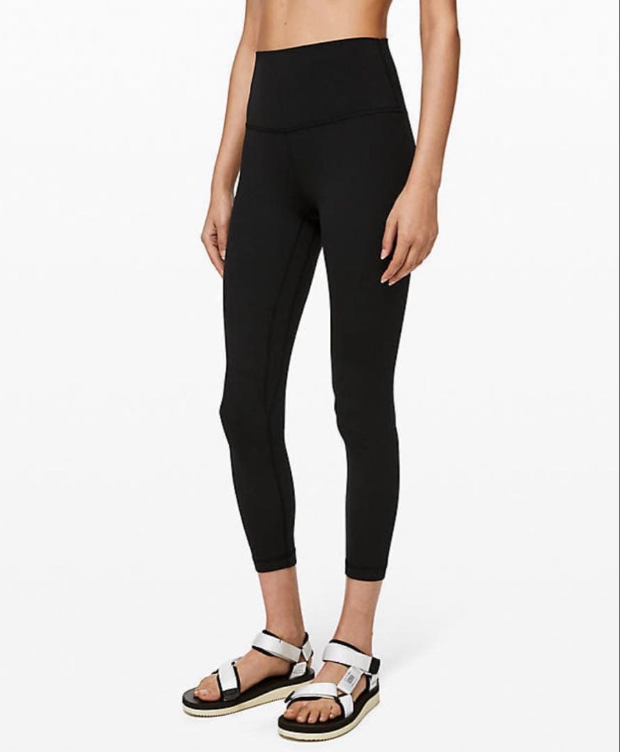 ルルレモン　新品未使用　ブラックハイウエストヨガパンツ　サイズ6