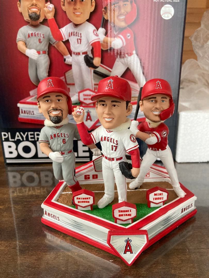 大谷翔平　FOCO エンゼルス ボブルヘッド 3体セット