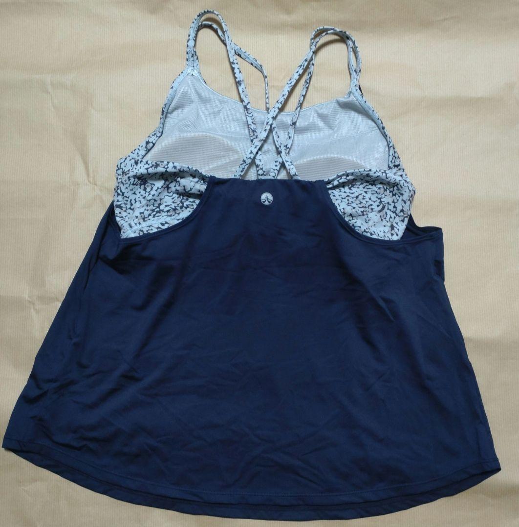 SUKALA スポットプリント　上下セットレギンス グレー　Lサイズ