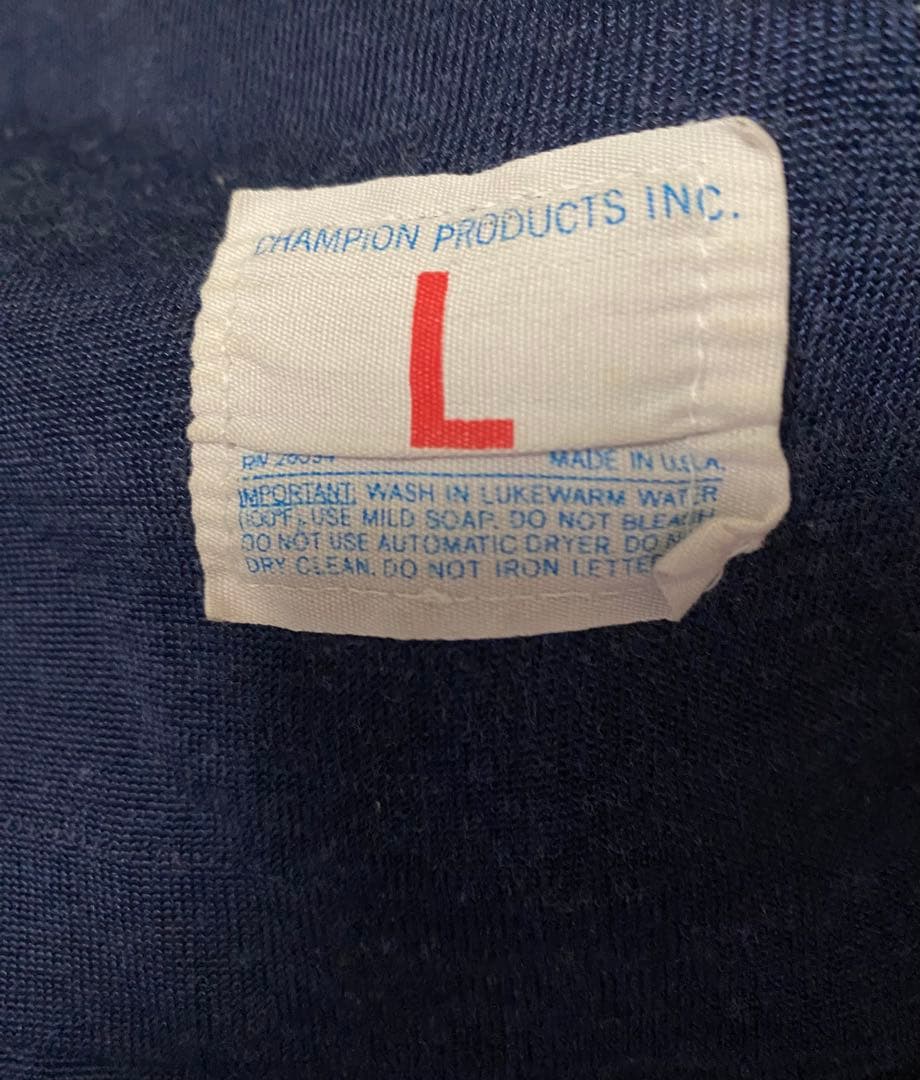 70s champion フットボールtシャツ