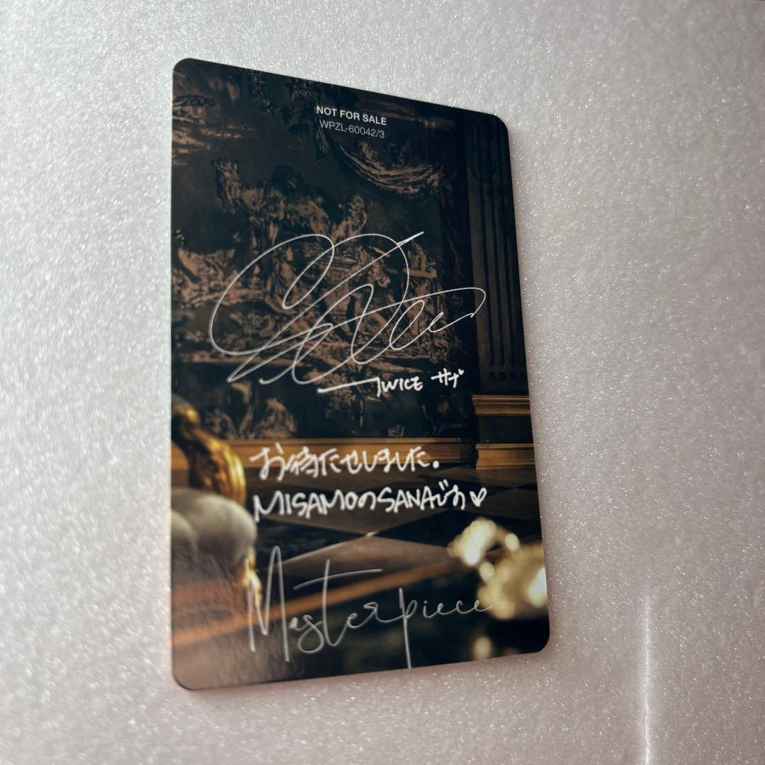 MISAMO ミサモ サナ トレカ Masterpiece お渡し会 ソロ盤