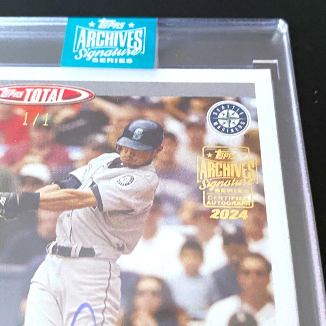 【世界で1枚】至宝★イチロー★直筆サインカード★TOPPS ARCHIVES