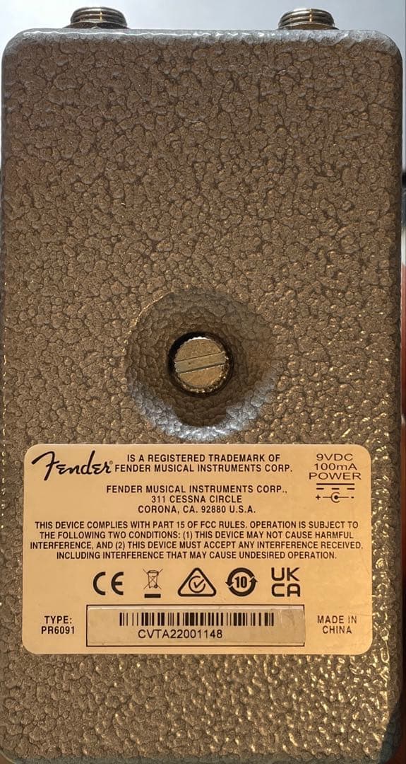 Fender Hammertone Delay エフェクター