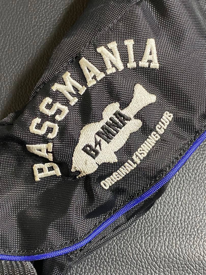 ★バスマニア膨張式ライフジャケット ブルーストーム bassmaniaロゴ刺繍★