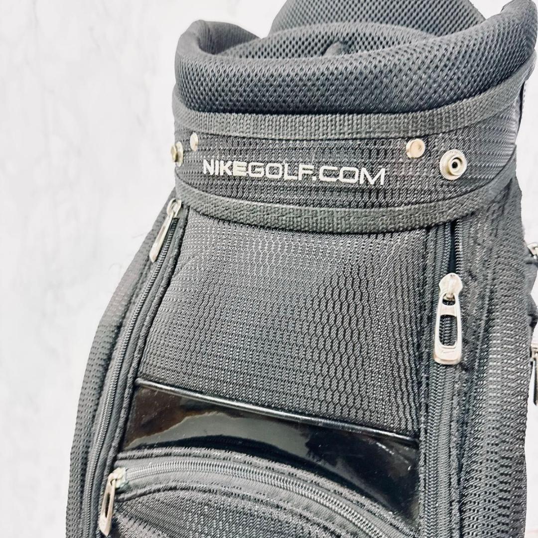 希少 NIKE ナイキ ゴルフ 9型 キャディバッグ 6分割 ブラック