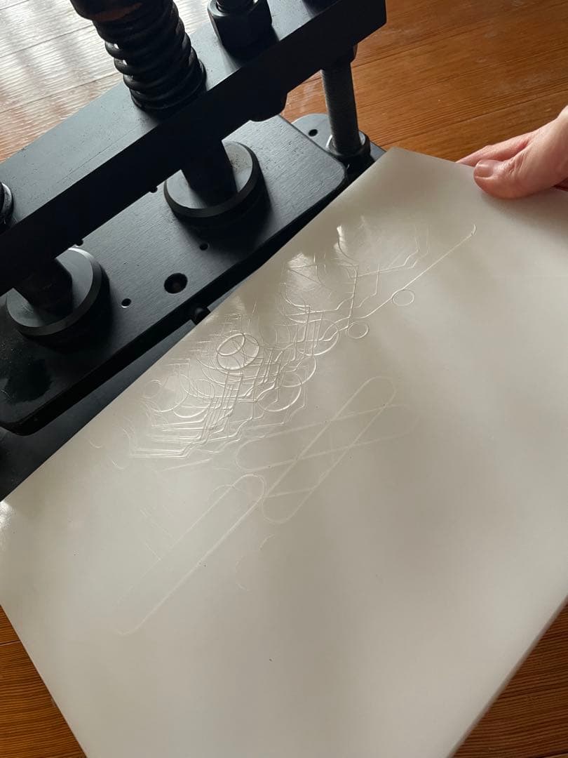 ハンドクリッカー クリッカー 手動式革裁断機 レザー