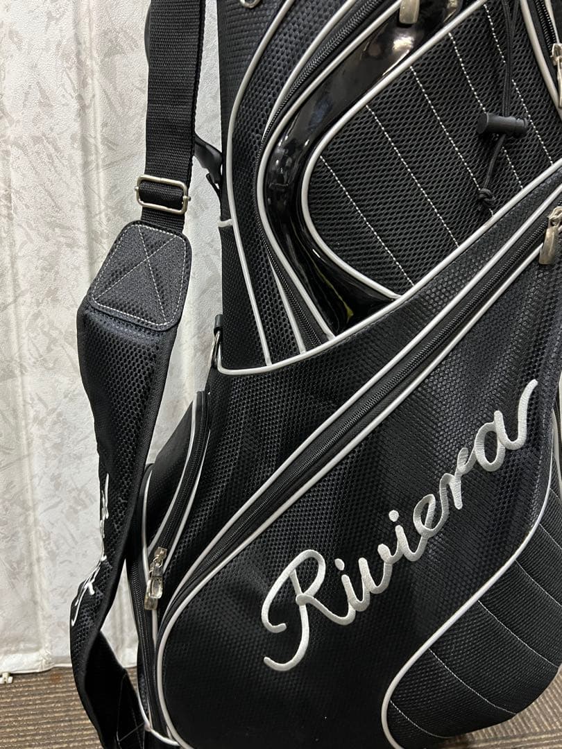 Riviera メッシュゴルフバッグ ブラック