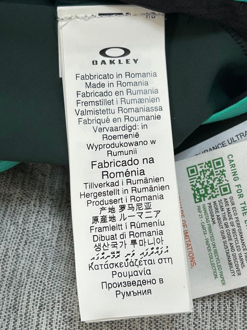 ☆新品タグ付☆ オークリー ビブショーツ エンデュランス ウルトラ ビブ　XL