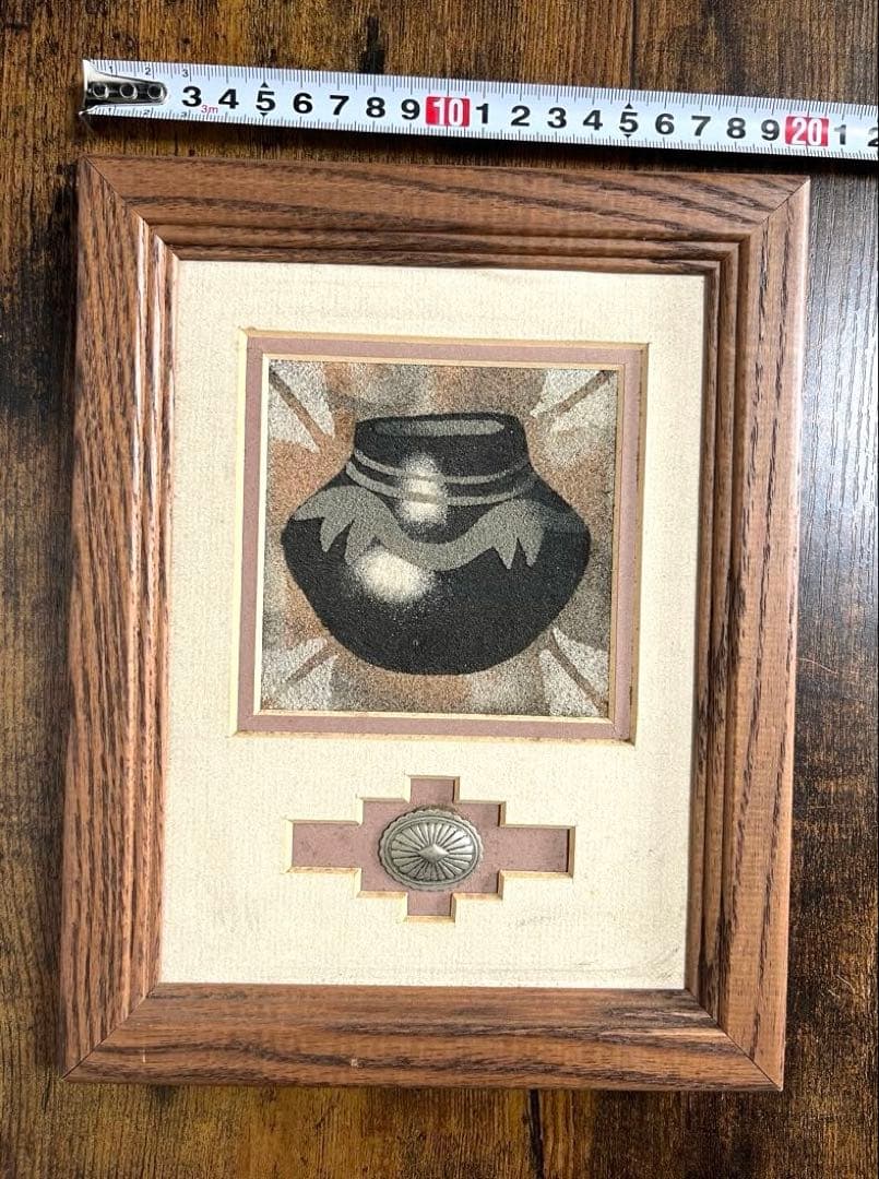 ネイティブアメリカン ナバホ族 サンドアート 砂絵