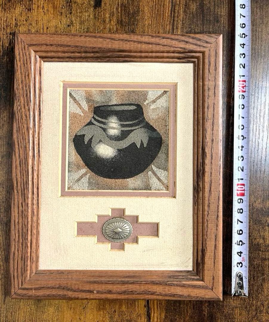 ネイティブアメリカン ナバホ族 サンドアート 砂絵