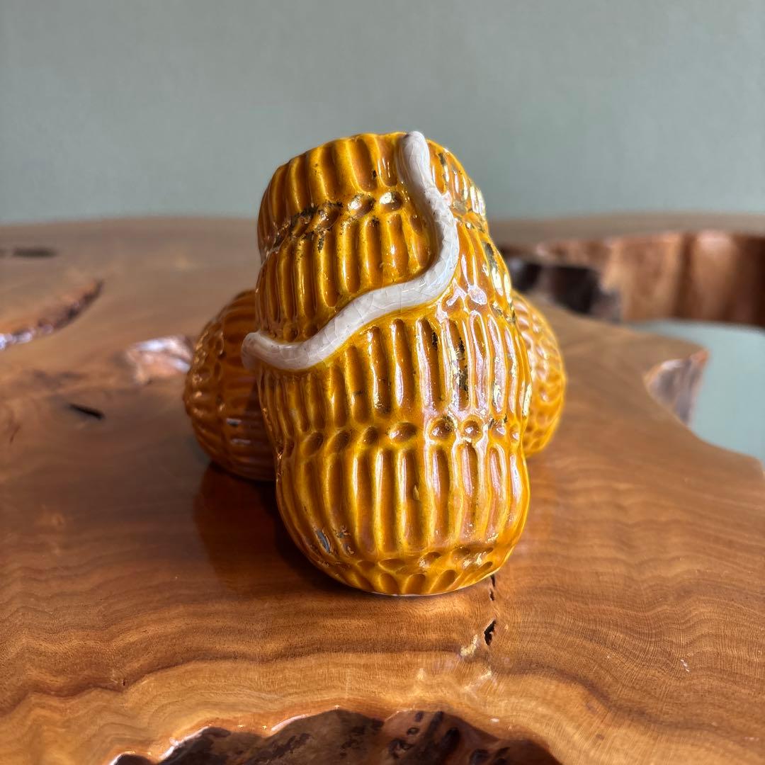 六兵衛窯 干支置物 「富巴」清水焼 陶芸 たち吉 共箱