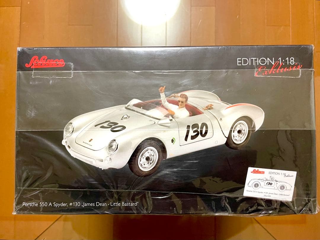 価格変更1/18 シュコー ポルシェ550Spyder ジェームスディーン限定品