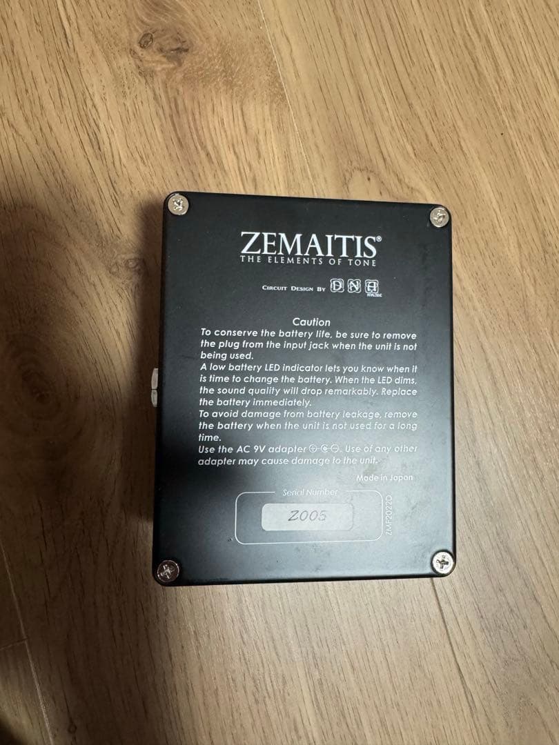 Zemaitis ZMF2022D ゼマイティスエフェクター