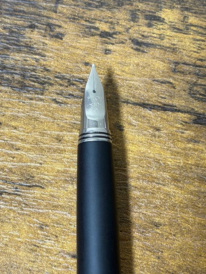 未使用　1975年製　艶消し　マットブラック　ミュー　パイロット　万年筆　中字