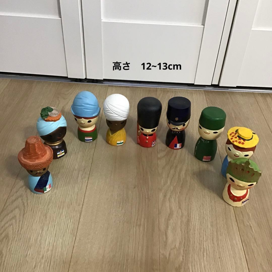 昭和レトロ　1970年 大阪万国博覧会　参加国　陶器　貯金箱　９個　コレクション