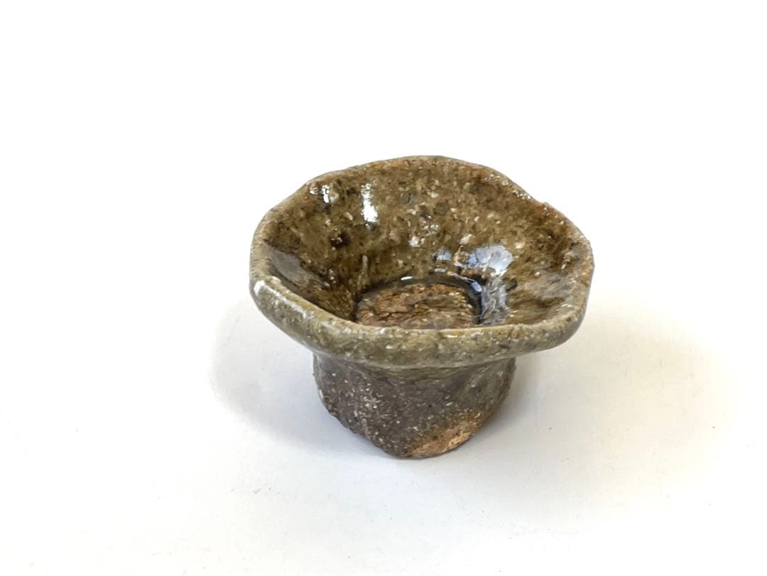 陶芸家　國吉清尚　焼締　ぐい呑　酒器　酒盃　伝説の陶芸家　自然釉　沖縄