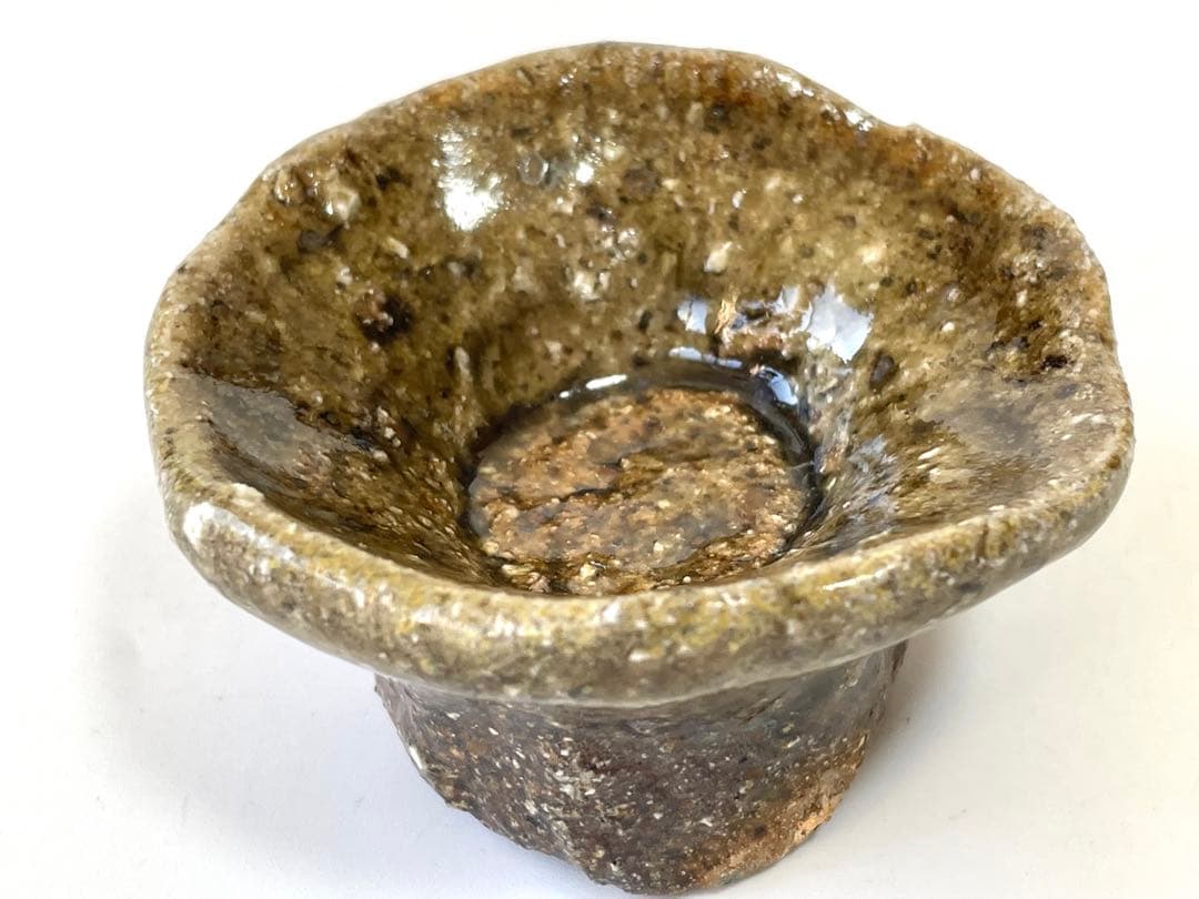 陶芸家　國吉清尚　焼締　ぐい呑　酒器　酒盃　伝説の陶芸家　自然釉　沖縄