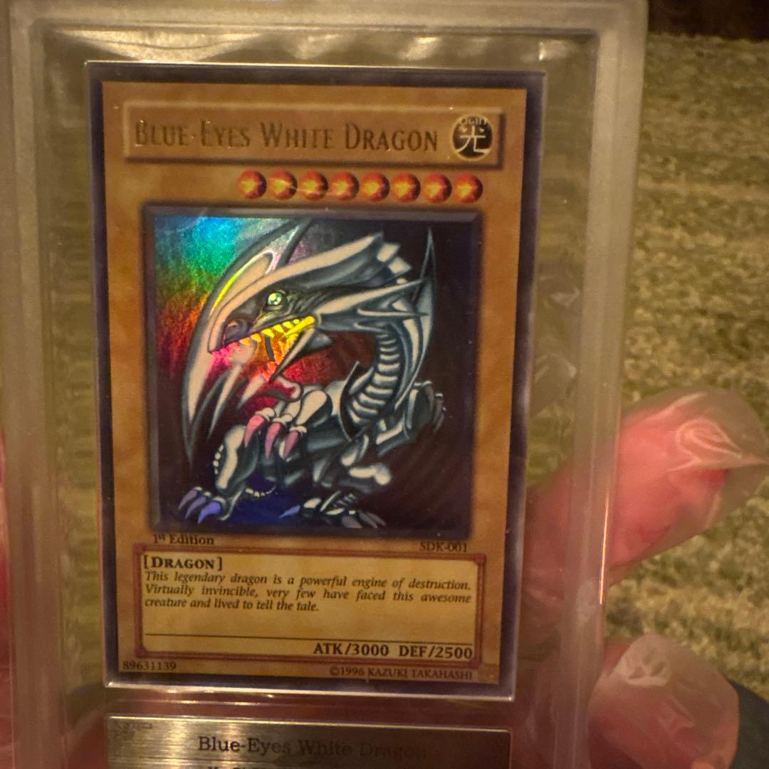 《旧アジア》【英語】1st ブルーアイズ ホワイトドラゴン　遊戯王
