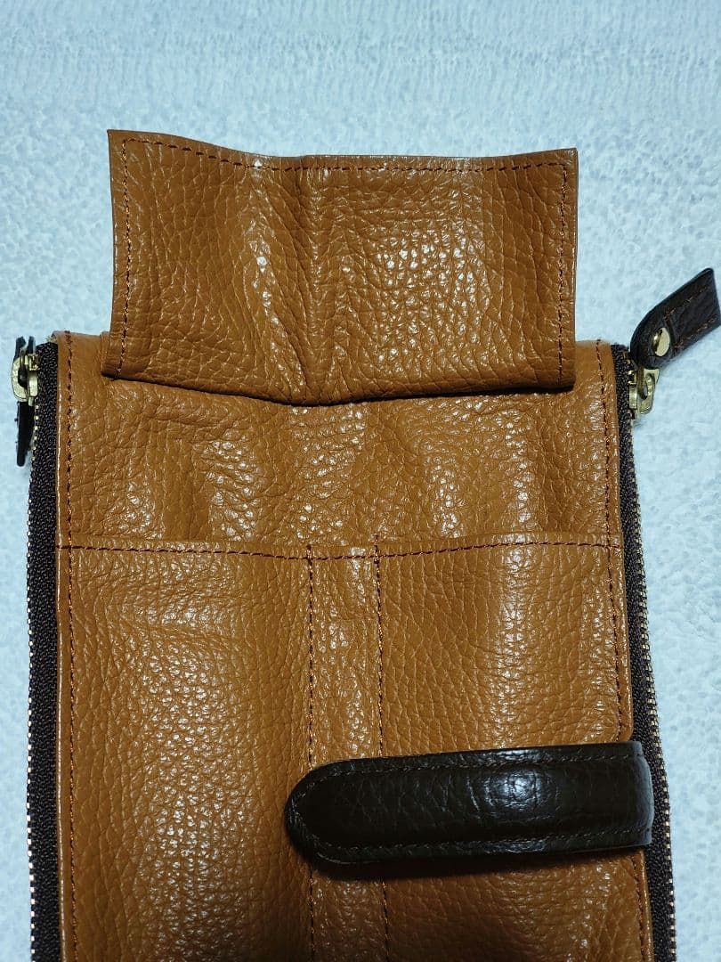 C COMPANY シーカンパニー ルポペンケース ダークブラウン