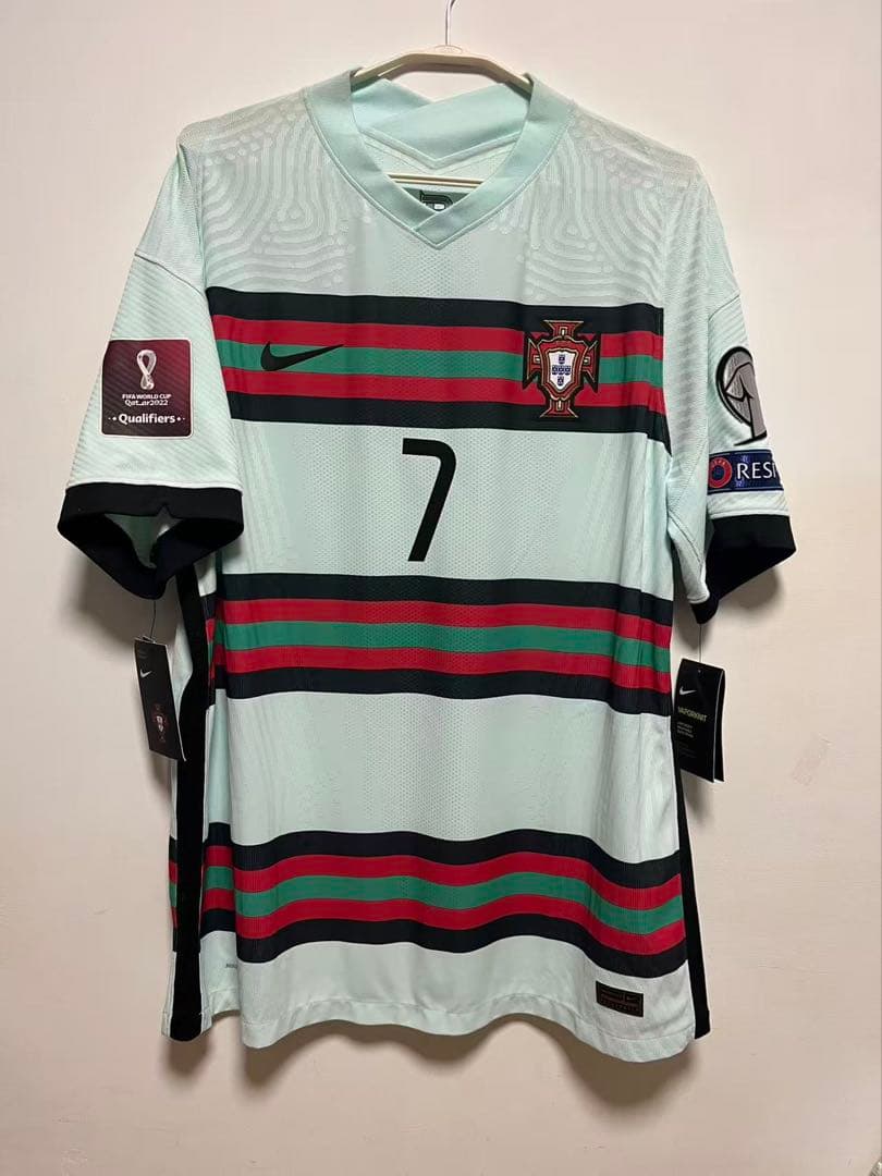 新品タグ付/正規品/選手用仕樣 ポルトガル代表 20-21ロナウド ユニフォーム