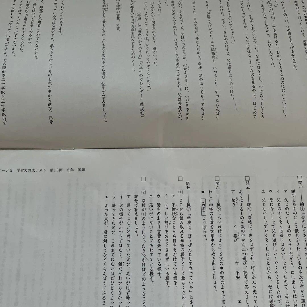 ✏️2025年 日能研 5年 全国公開模試(前期)