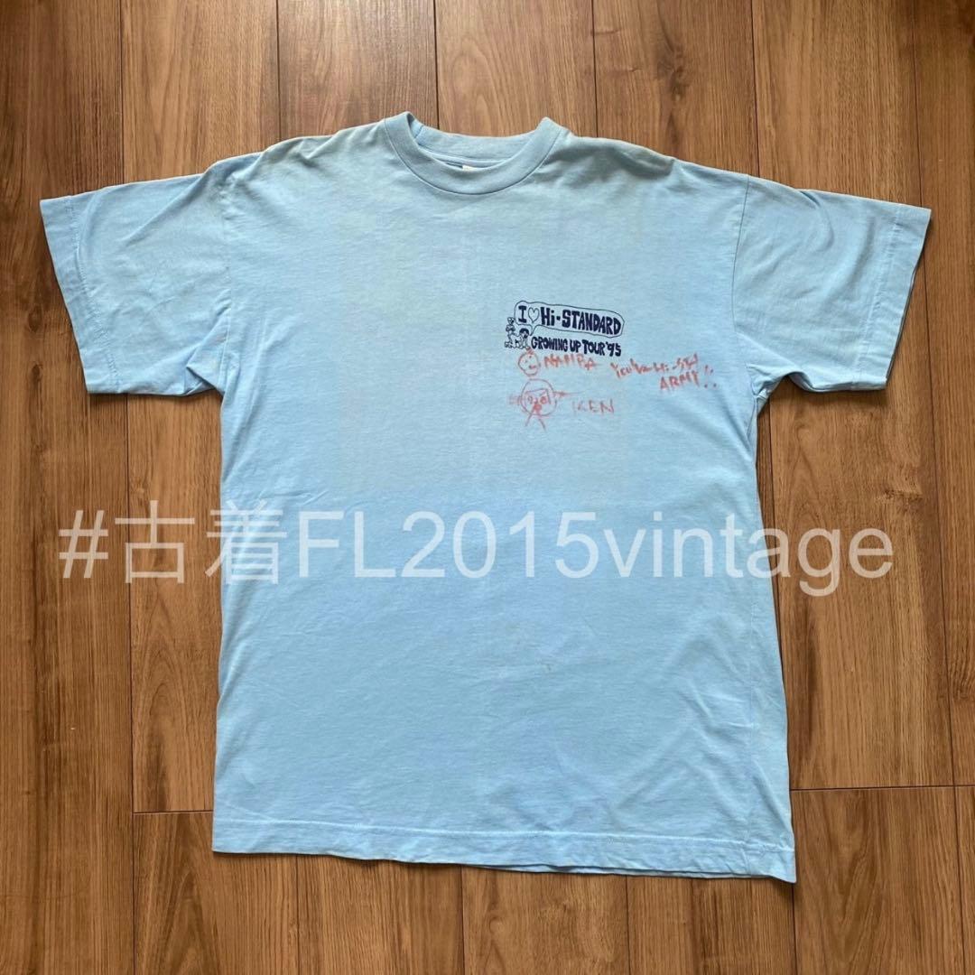 【激レア】 hi-standard 3人サイン入り growing up Tee