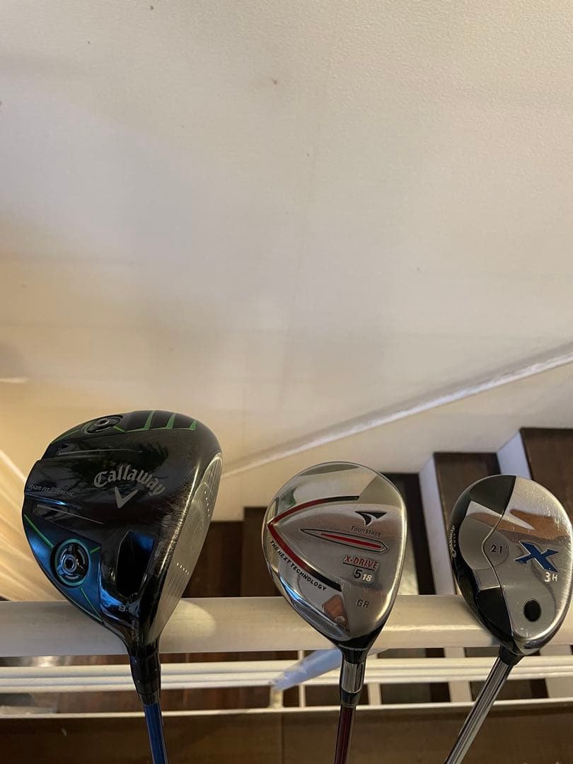 キャロウェイドライバー　ブリジストンツアーステージ5w キャロウェイ3ut