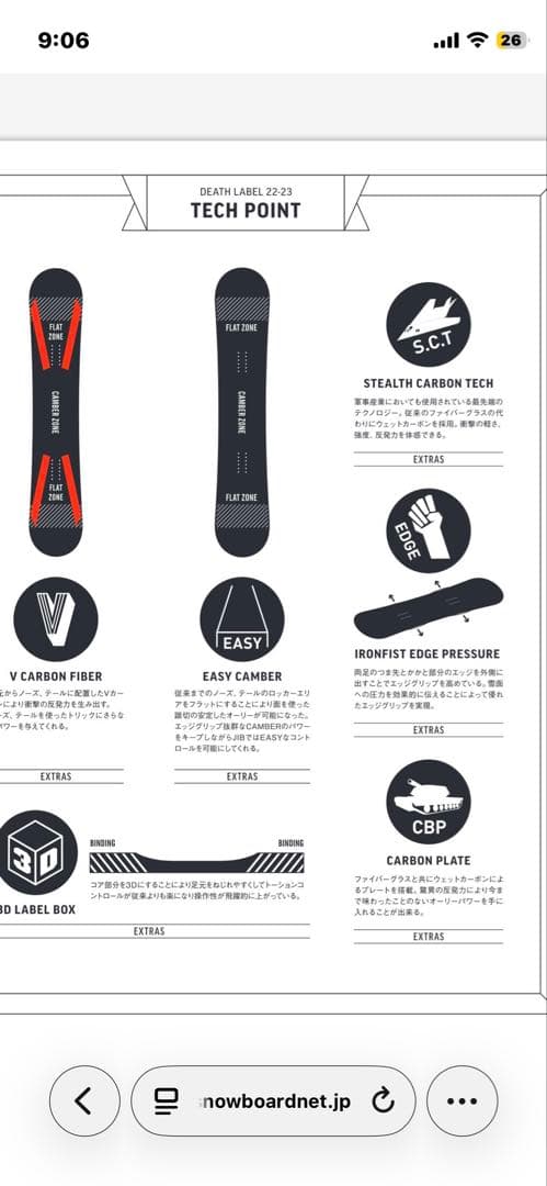 スノーボード 22-23 DEATH MACHINE 151