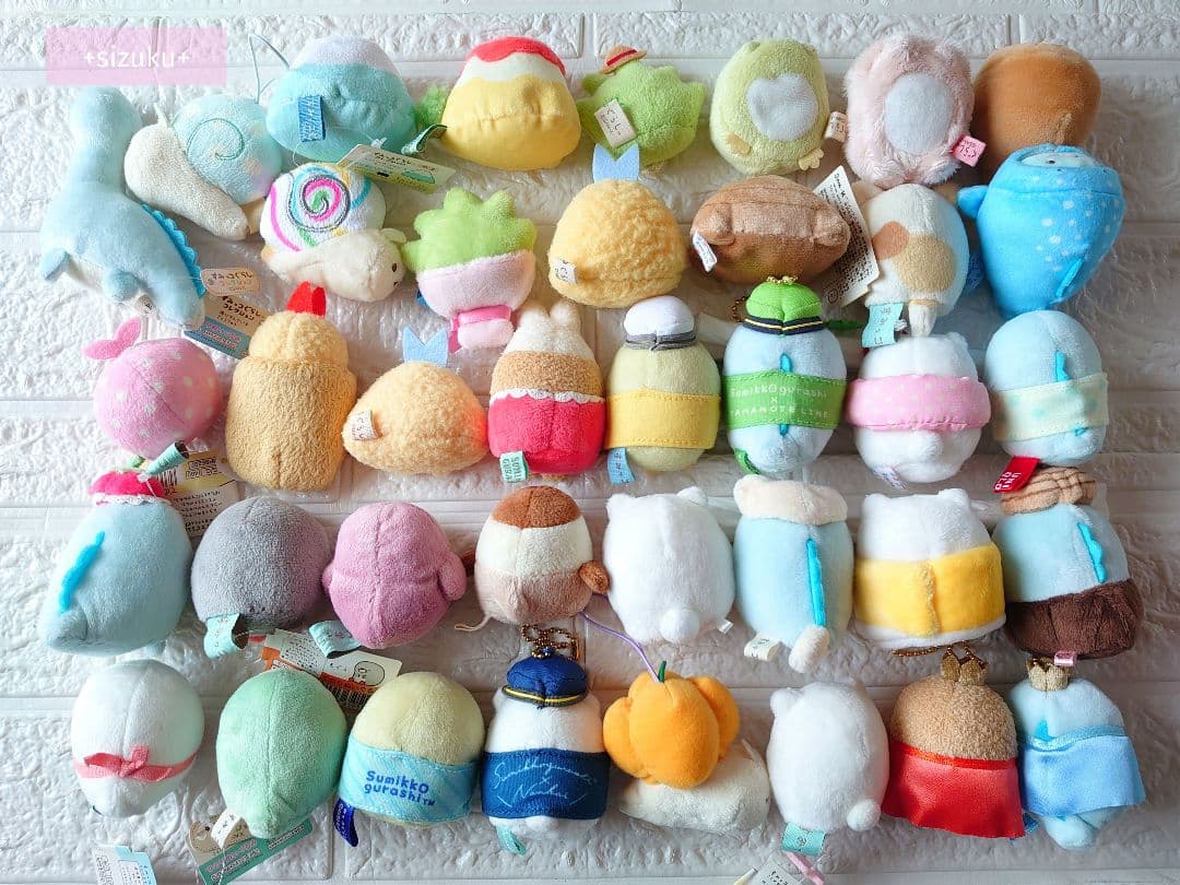 【新品〜美品・38体】すみっコぐらし てのりぬいぐるみ まとめ売り