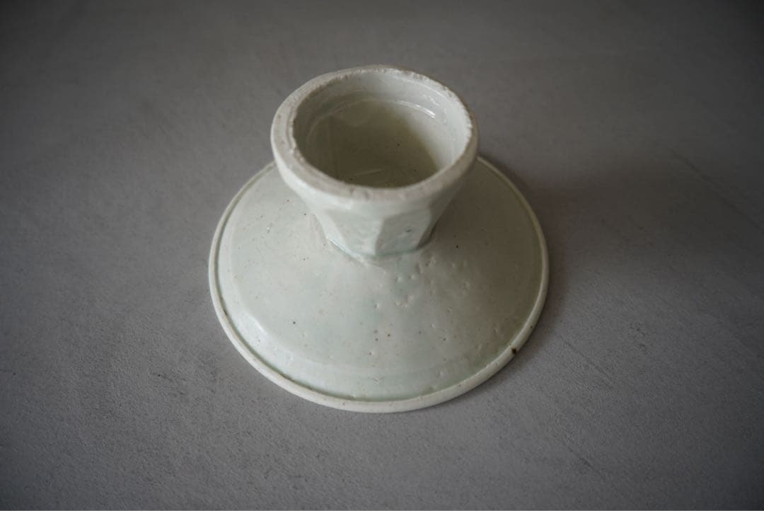 李朝 白磁 青磁 祭器 面取高台 チェサ 李朝白磁