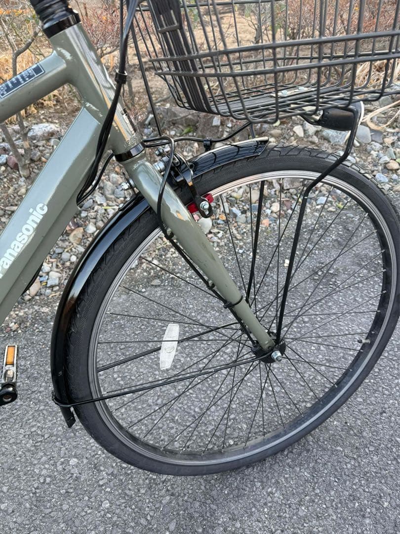 電動アシスト自転車 オリーブグリーン