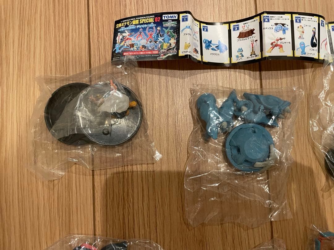 立体ポケモン図鑑SPECIAL02 裂空の訪問者デオキシス編コンプリート　8体