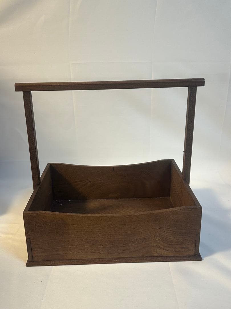 明治　古伊万里　火入　火鉢　天然木　莨盆　一双 古茶道具