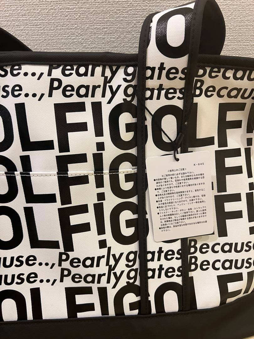 【最終値下げ】Pearly Gates ロッカーバック　トートバッグ　新品