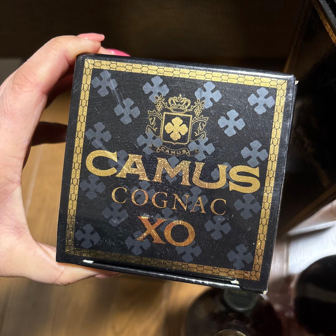 CAMUS★XO★コニャック★ロングネック700mlオールドボトル★2点セット