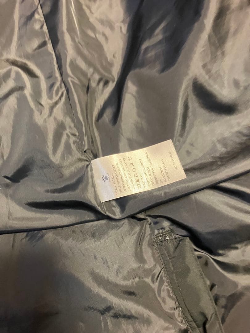 KELME ケルメ ロングベンチコート L 黒 防寒 中綿 サッカー