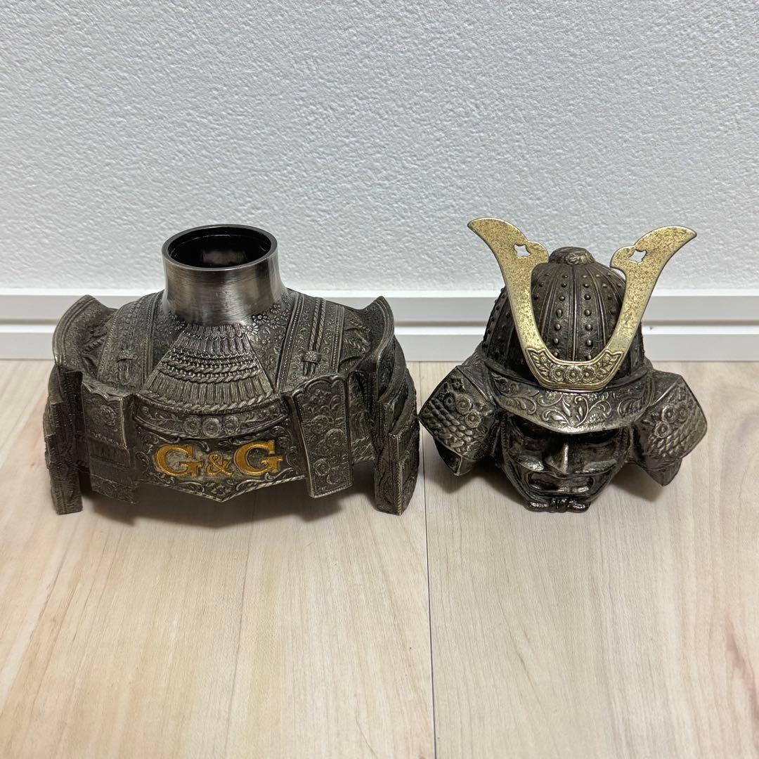 ニッカ 戦国 武将 鎧 兜 アンティーク 甲冑 昭和 レトロ ヴィンテージ 置物