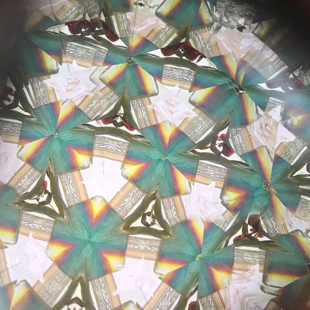 吉田真さん作　陶器の万華鏡(水引)