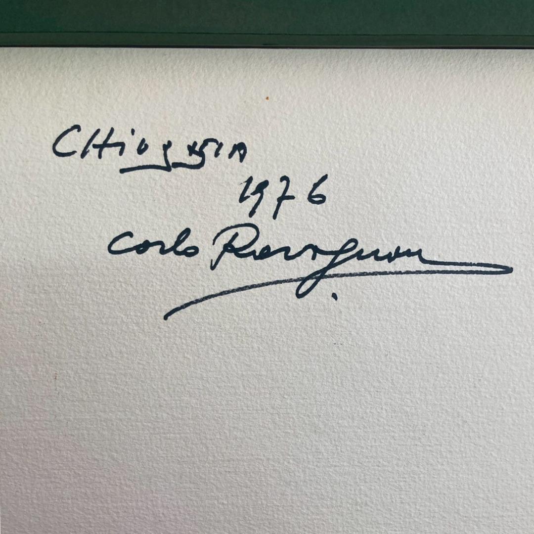 カルロ・ルヴァニャン｜キオッジャ｜ 水彩画｜原画｜20世紀アンティーク品