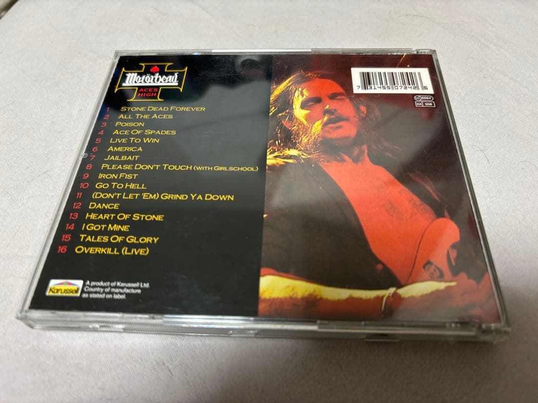 レア　レミー・キルミスター Motörhead Aces High サインCD