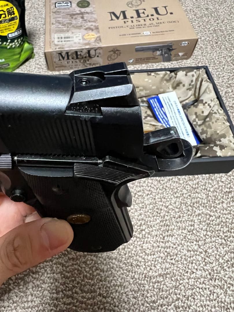 東京マルイ M.E.U. PISTOL .45ガスガンMEU ピストルおまけ付き