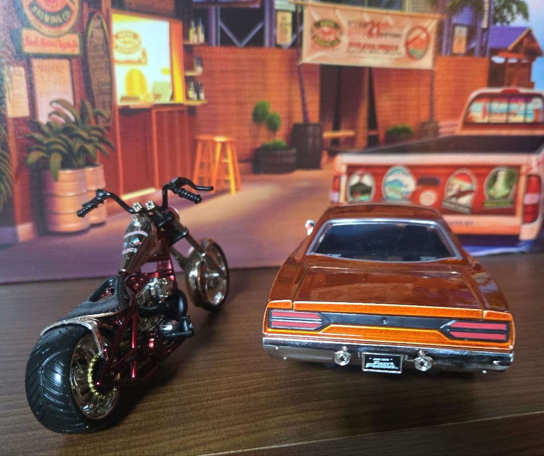 ロードランナー1/24　ウエストコーストチョッパーズ1/18 ★2台セット★