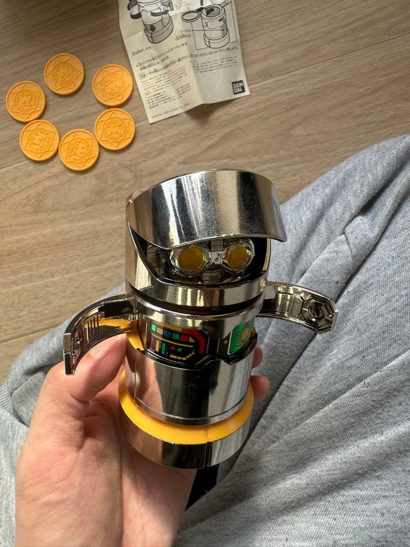 特警ウィンスペクター　マスコットロボ　デミタス メタルおもちゃ 付き