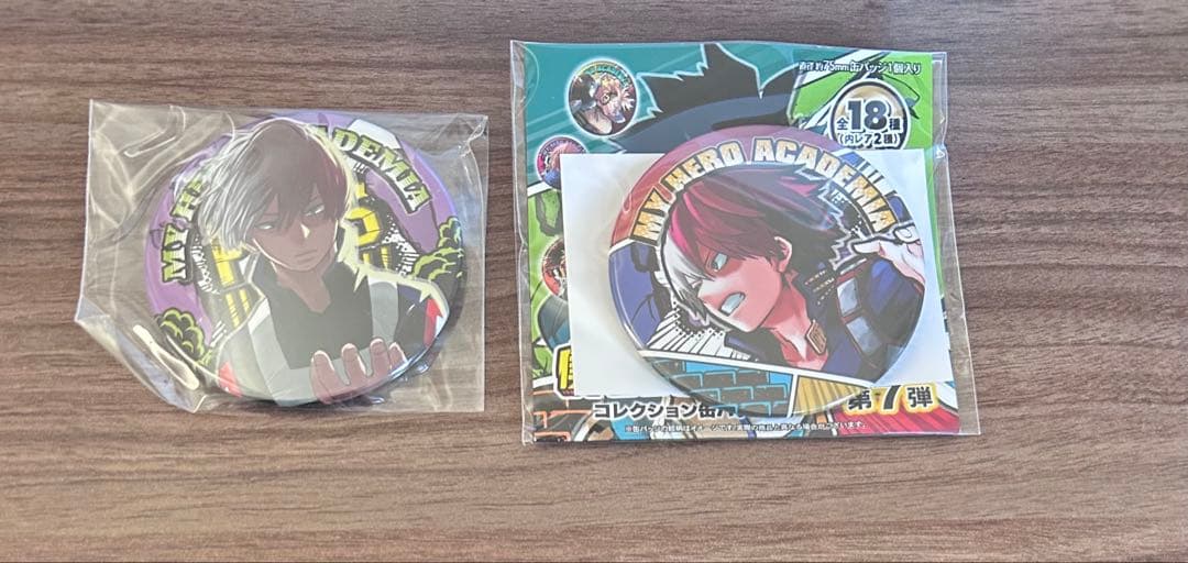 僕のヒーローアカデミア　ヒロアカ　轟焦凍　缶バッジ