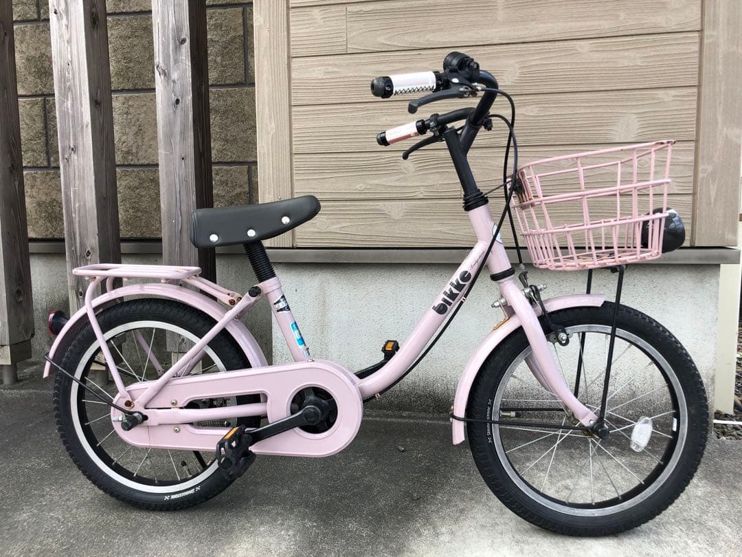 【直接渡し】ブリヂストン bikke 幼児用自転車 ピンク　16インチ