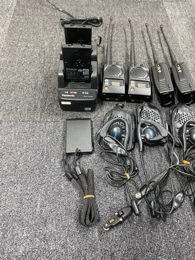 パナソニック　デジタル簡易無線　4台セット 中古品